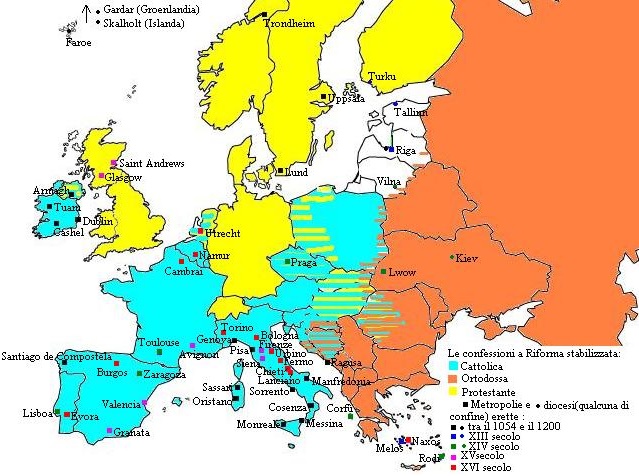 SPSM21/22: Cartina Europa 1559